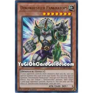 Dinowrestler Pankratops (Ultra Rare) – Duel Devastator | Carta YUGIOH en México