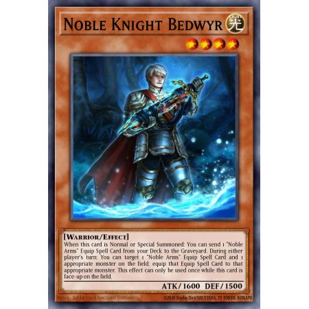 Noble Knight Bedwyr (Platinum Rare)