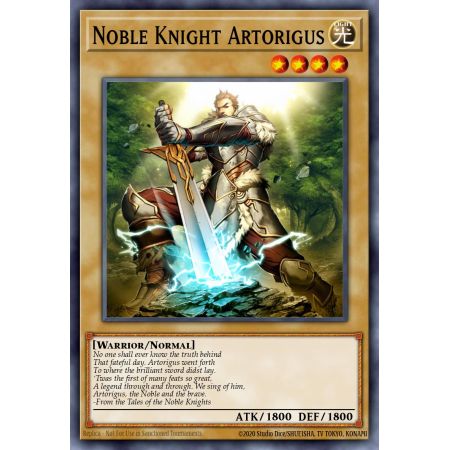 Noble Knight Artorigus (Platinum Rare)