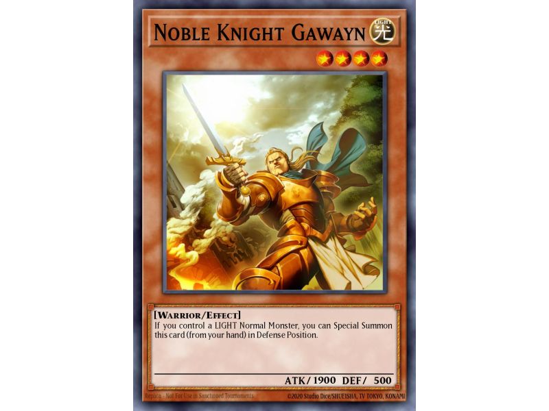 Noble Knight Gawayn (Platinum Rare)