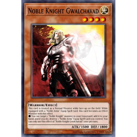 Noble Knight Gwalchavad (Platinum Rare)
