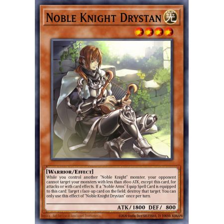 Noble Knight Drystan (Platinum Rare)