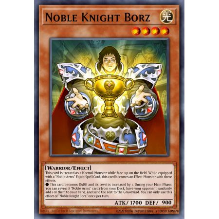 Noble Knight Borz (Platinum Rare)