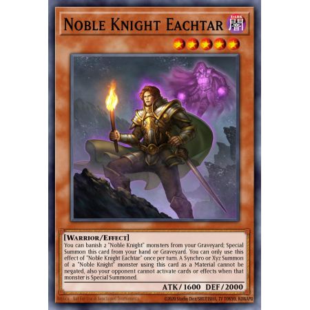 Noble Knight Eachtar (Platinum Rare)