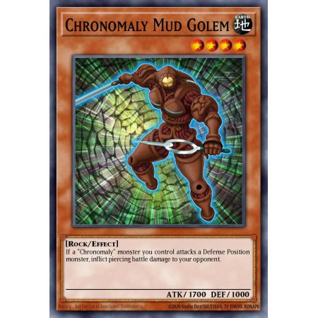 Chronomaly Mud Golem (Super Rare)