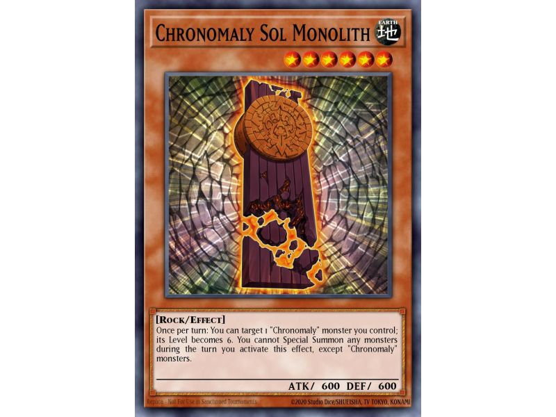 Chronomaly Sol Monolith (Super Rare)