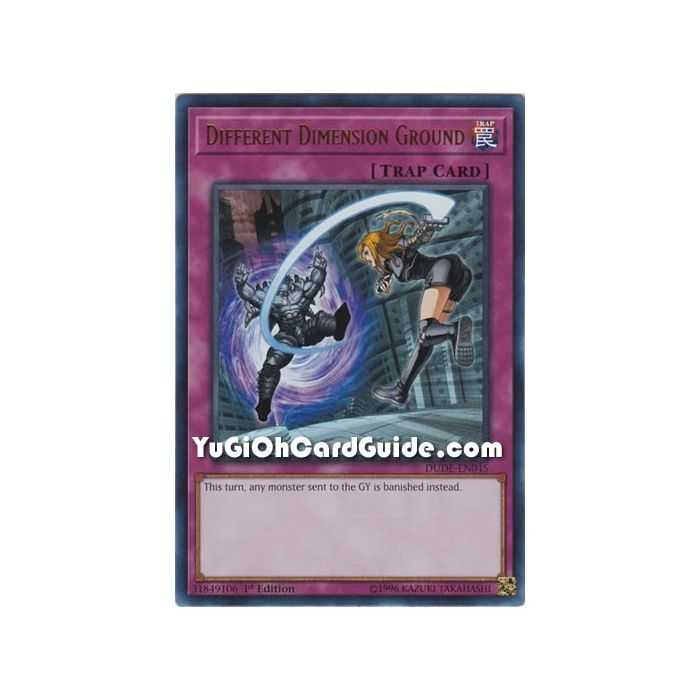 Different Dimension Ground (Ultra Rare) – Duel Devastator | Carta YUGIOH en México