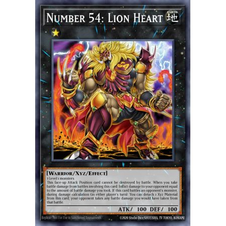 Number 54: Lion Heart (Secret Rare)