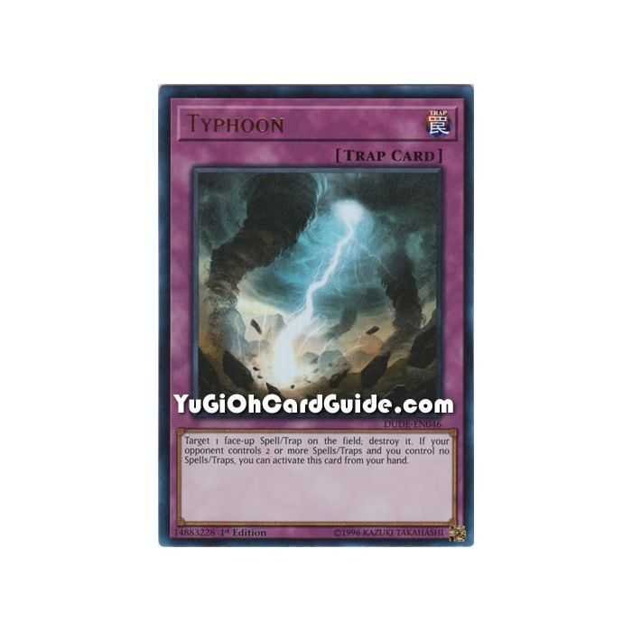 Typhoon (Ultra Rare) – Duel Devastator | Carta YUGIOH en México