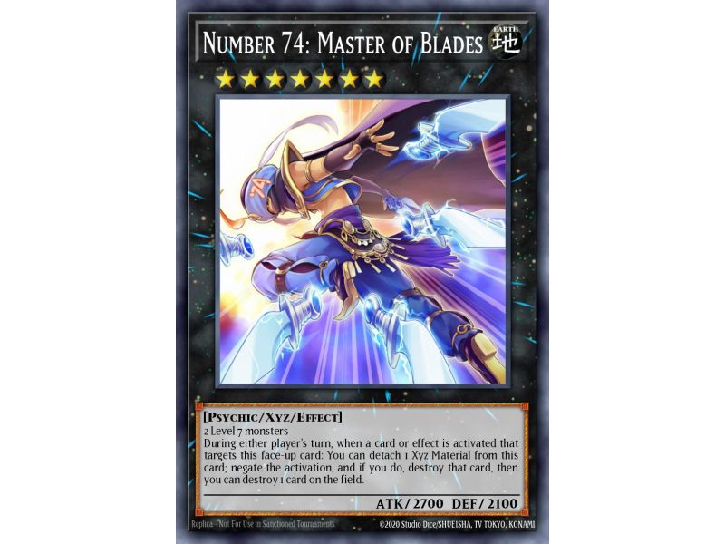 Number 74: Master of Blades (Secret Rare)