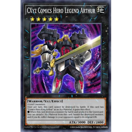 CXyz Comics Hero Legend Arthur (Secret Rare)