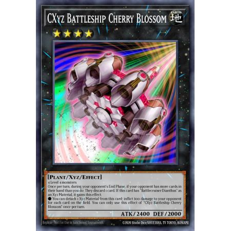 CXyz Battleship Cherry Blossom (Secret Rare)