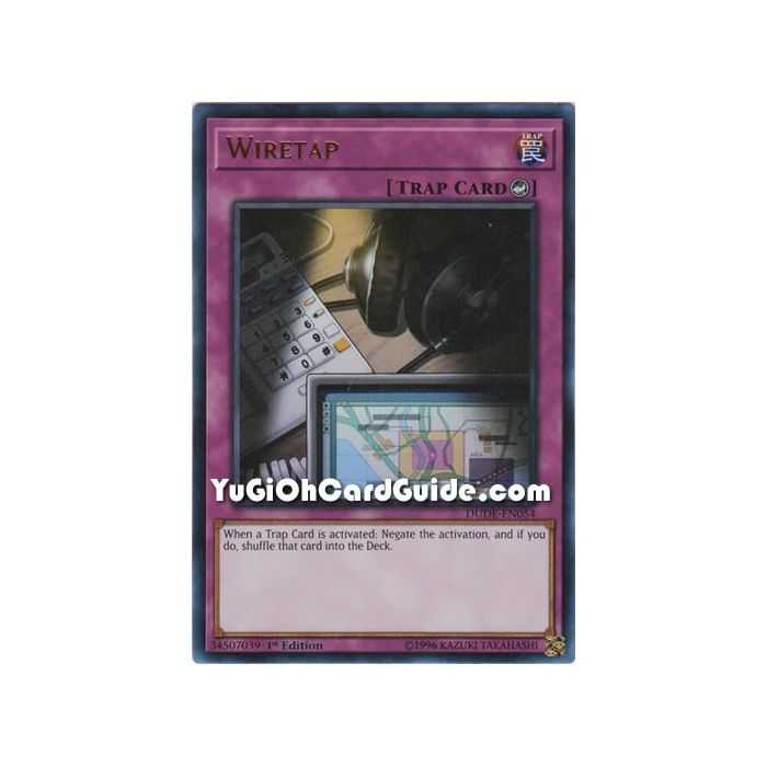 Wiretap (Ultra Rare) – Duel Devastator | Carta YUGIOH en México