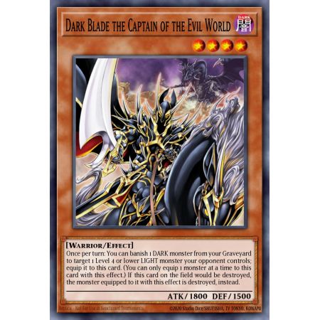 Dark Blade the Captain of the Evil World (Rare)