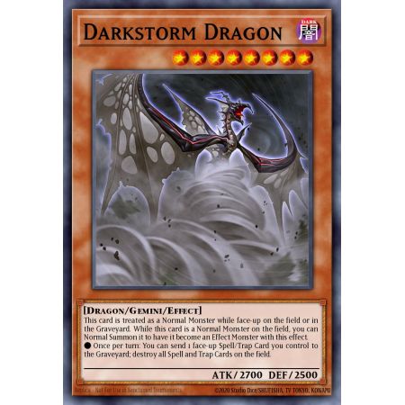 Darkstorm Dragon (Super Rare)