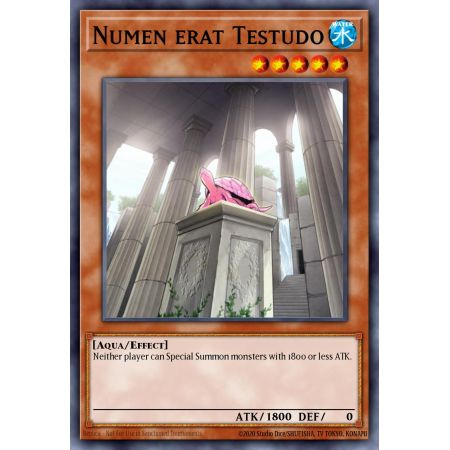 Numen erat Testudo (Short Print)