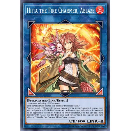 Hiita the Fire Charmer, Ablaze (Super Rare)