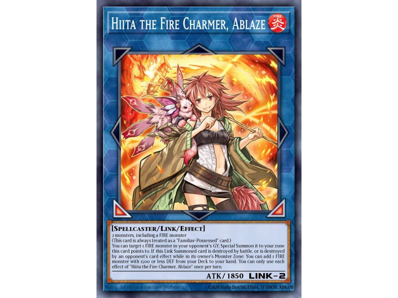 Hiita the Fire Charmer, Ablaze (Super Rare)