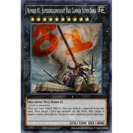 Number 81: Superdreadnought Rail Cannon Super Dora (Common)