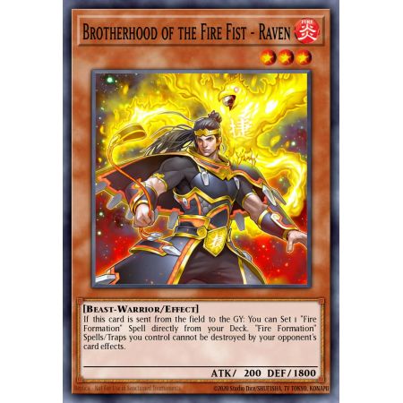 Brotherhood of the Fire Fist - Raven (Common)
