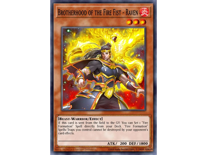 Brotherhood of the Fire Fist - Raven (Common)