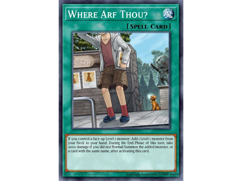 Where Arf Thou? (Super Rare)