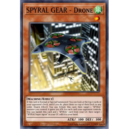 SPYRAL GEAR - Drone (Super Rare)