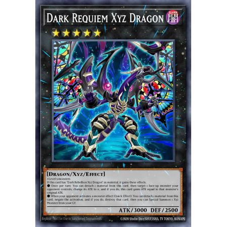 Dark Requiem Xyz Dragon (Ultimate Rare)