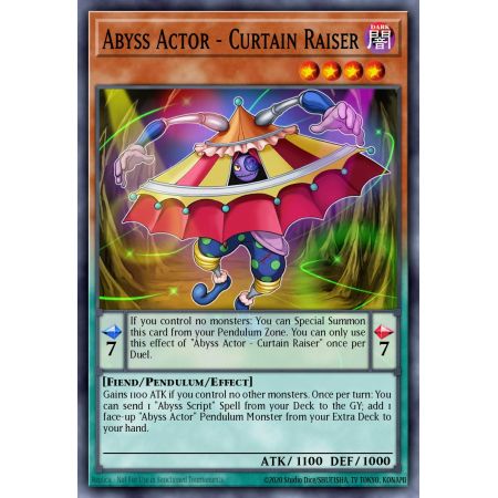 Abyss Actor - Curtain Raiser (Common)