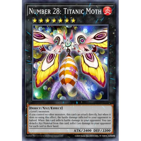 Number 28: Titanic Moth (Common)