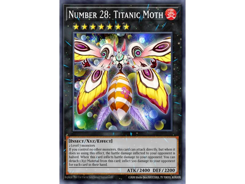 Number 28: Titanic Moth (Common)