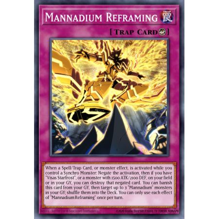 Mannadium Reframing (Super Rare)