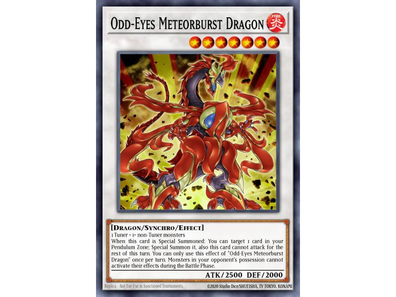 Odd-Eyes Meteorburst Dragon (Common)
