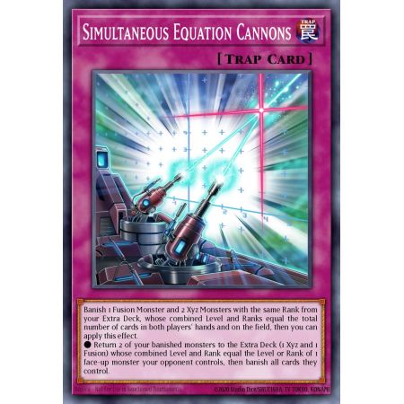 Simultaneous Equation Cannons (Super Rare)