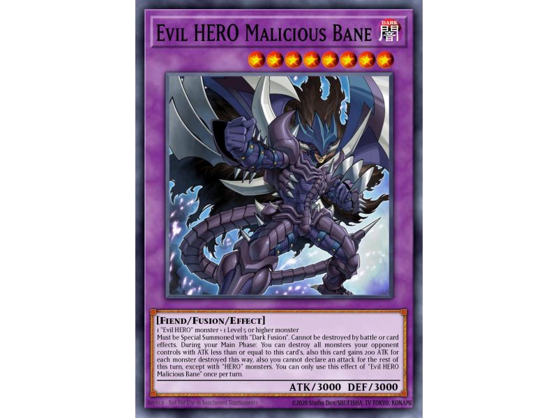 Evil HERO Malicious Bane (Common)