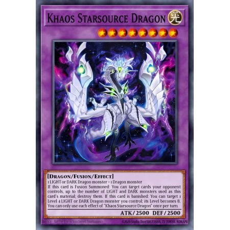 Khaos Starsource Dragon (Super Rare)