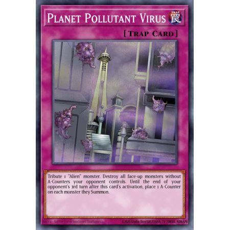 Planet Pollutant Virus (Super Rare)