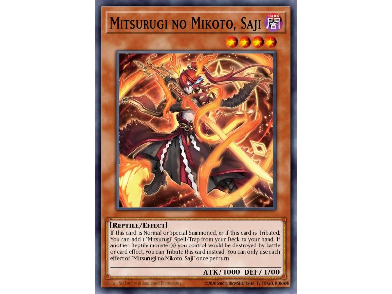 Mitsurugi no Mikoto, Saji (Super Rare)