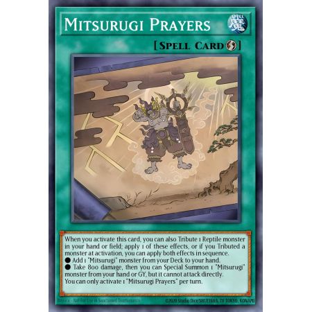 Mitsurugi Prayers (Super Rare)