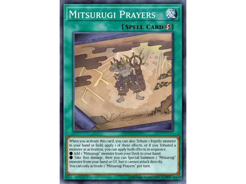 Mitsurugi Prayers (Super Rare)