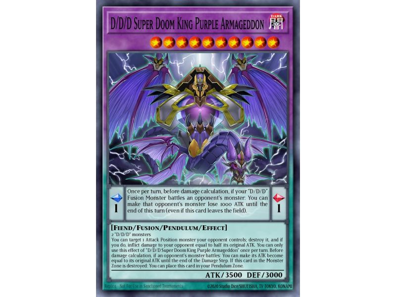 D/D/D Super Doom King Purple Armageddon (Common)