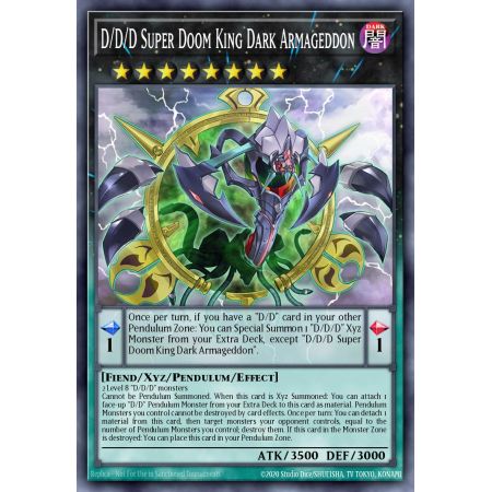 D/D/D Super Doom King Dark Armageddon (Common)