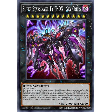 Super Starslayer TY-PHON - Sky Crisis (Ultimate Rare)