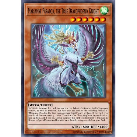 Mariamne Paradox, the True Dracophoenix Knight (Super Rare)