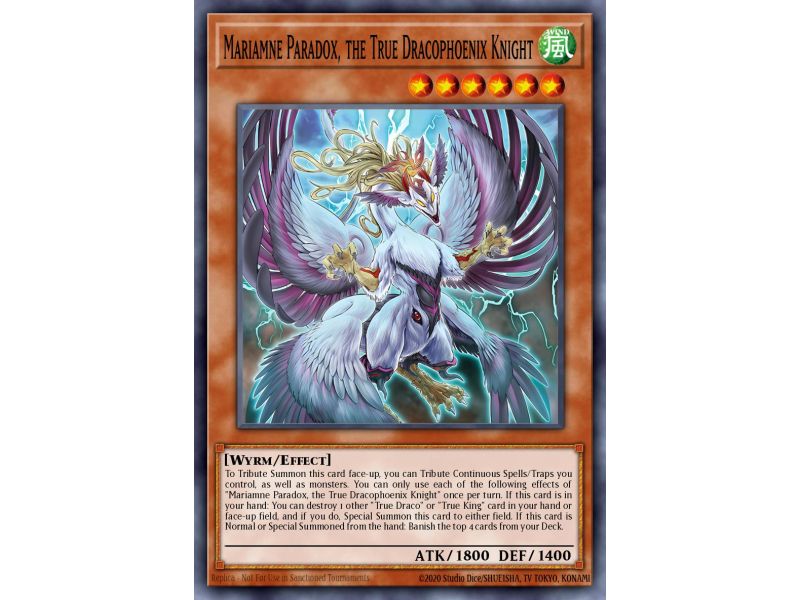 Mariamne Paradox, the True Dracophoenix Knight (Super Rare)