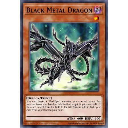 Black Metal Dragon (Super Rare)
