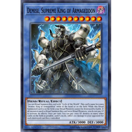 Demise, Supreme King of Armageddon (Super Rare)