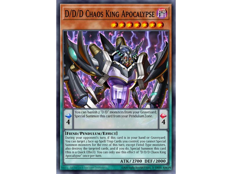 D/D/D Chaos King Apocalypse (Ultra Rare)