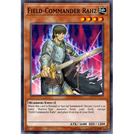 Field-Commander Rahz (Super Rare)
