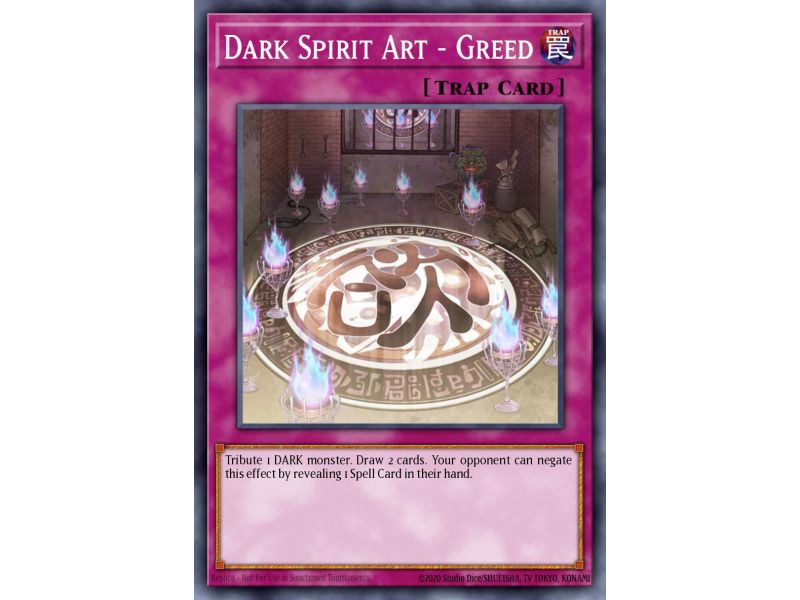 Dark Spirit Art - Greed (Rare)